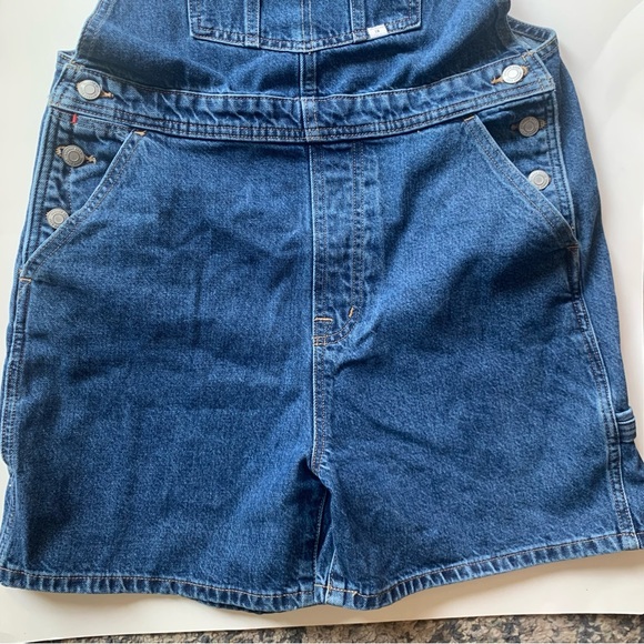 Aritzia Sunday Best Overheard Shortall in 90’s Medium Blue Size Small Like New - Picture 4 of 14